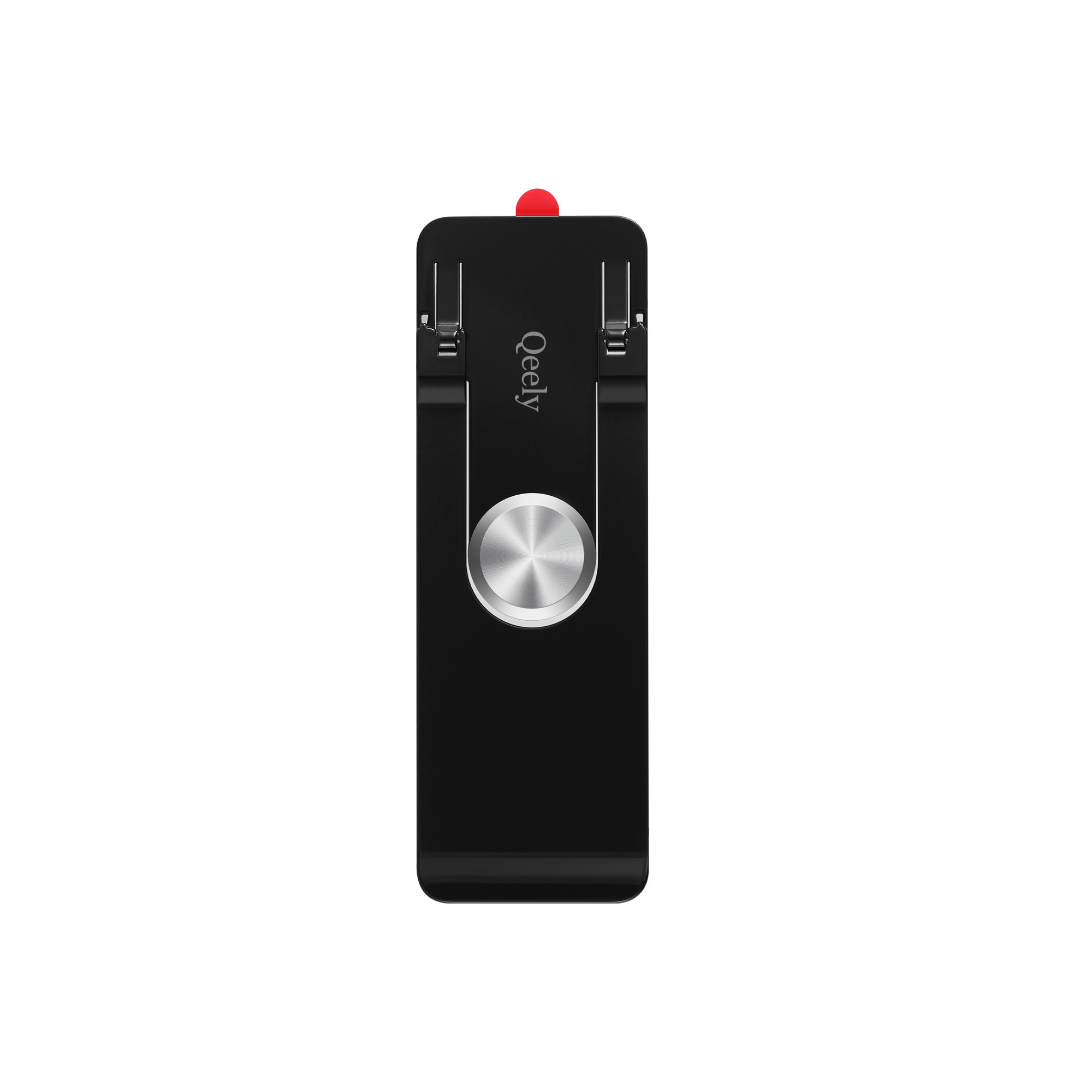 Qeely QL-K1 black custom logo phone kickstand front view