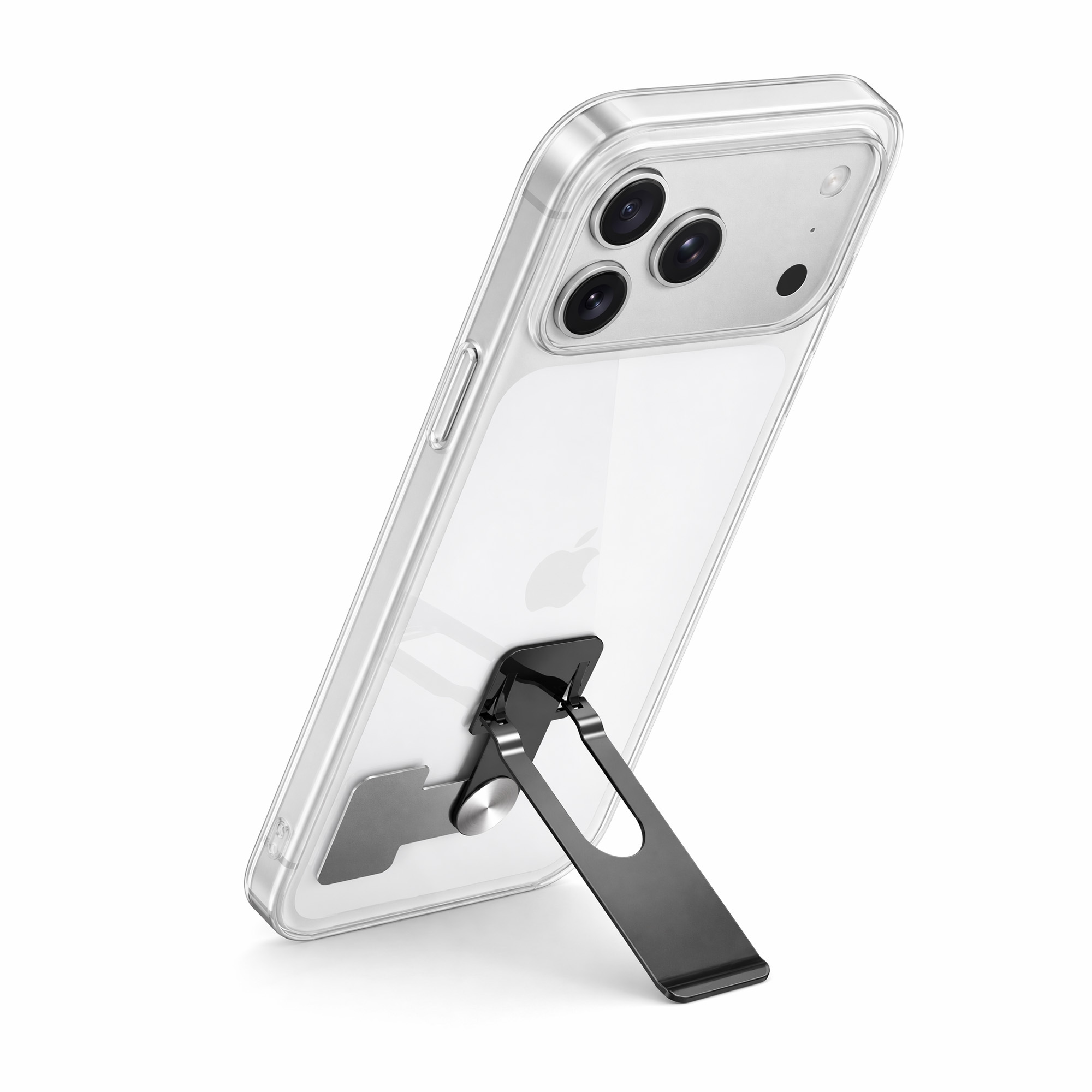 Qeely QL-K1 custom phone stand shown in stable portrait use
